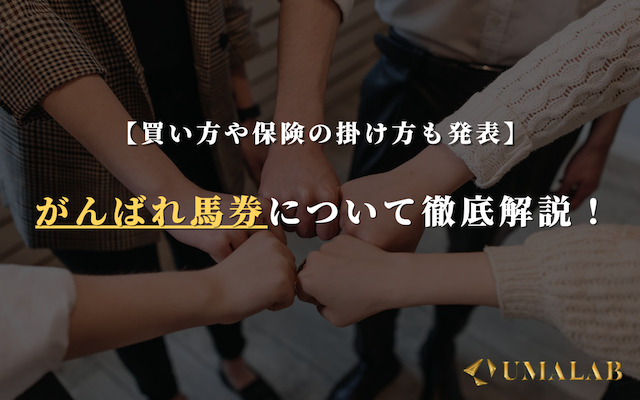 がんばれ馬券(応援馬券)は地方競馬でも購入可能？正しい買い方と