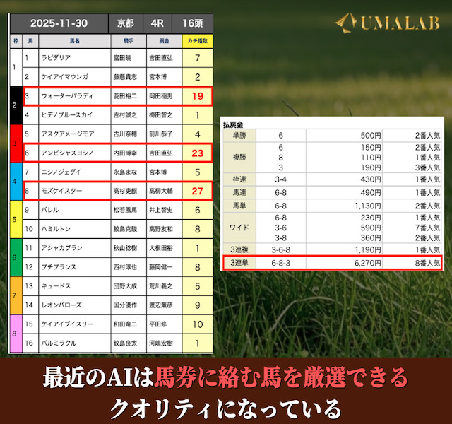 カチケンの実績