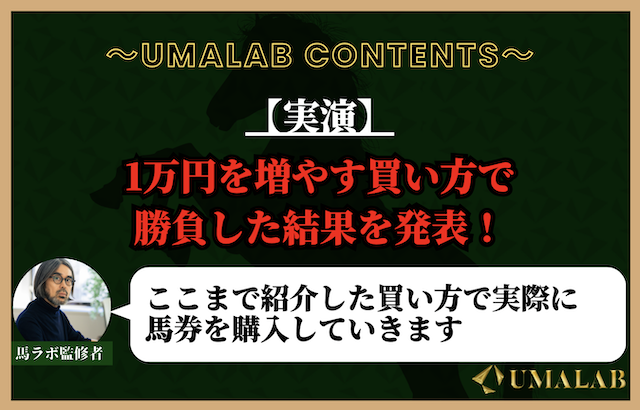 【実演】1万円を増やす買い方で勝負した結果を発表！