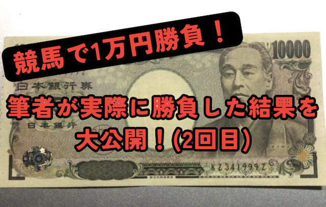 【検証第2回目】競馬で1万円で勝負した結果を大公開！