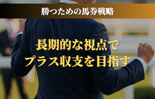 長期的な視点でプラス収支を目指す