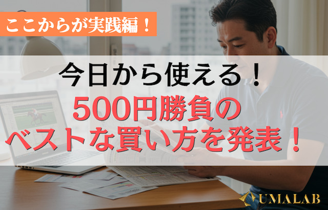今日から使える！予算500円のおすすめの買い方！