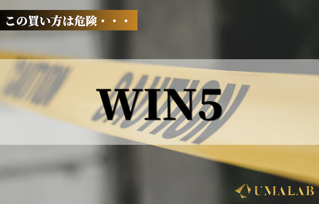 第2位：WIN5(ロマンの塊だが現実的でない)