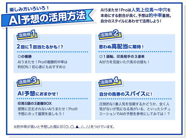 aiうまたせの特徴