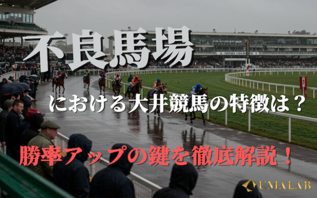 【大井競馬】不良馬場の特徴とは?勝率アップのために知るべき5つの傾向