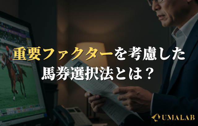 重要ファクターを考慮した馬券選択