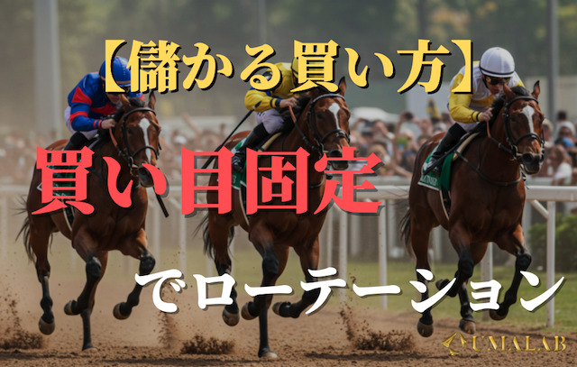 儲かる買い方の例③：買い目固定ローテーション戦略