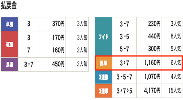 競馬　結果