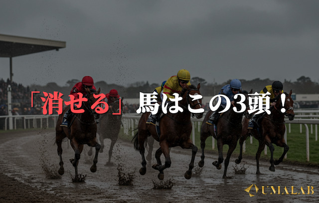 逆に“消せる”馬は？浦和×重馬場で苦戦するパターン