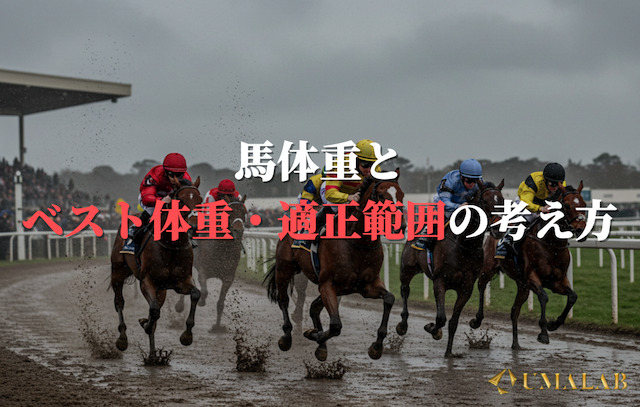 馬体重とベスト体重・適正範囲の考え方