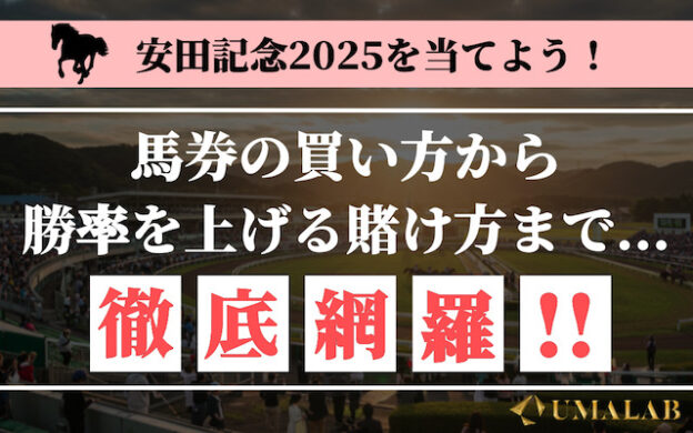 【安田記念2025の買い方・賭け方】予算1,000円で楽しむ方法を伝授!