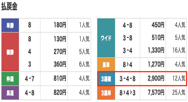 競馬　結果