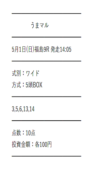 競馬予想