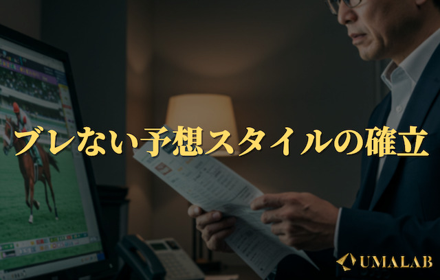 ブレない予想スタイルの確立