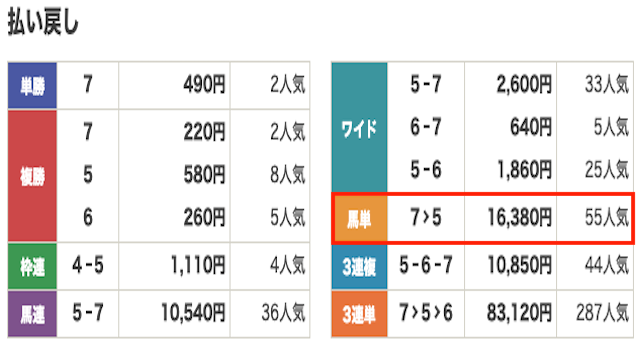 競馬　結果