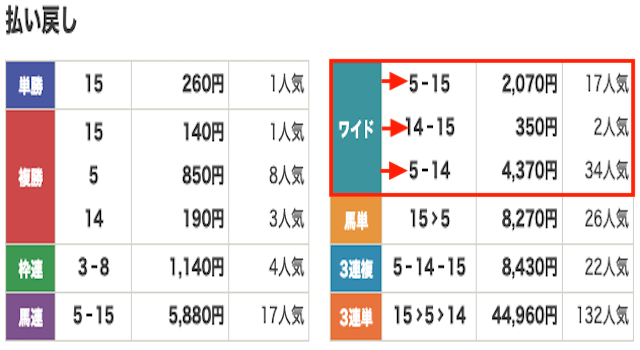 競馬　結果