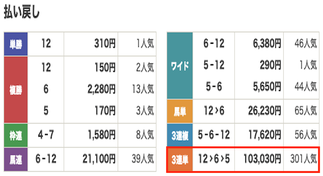 競馬　結果