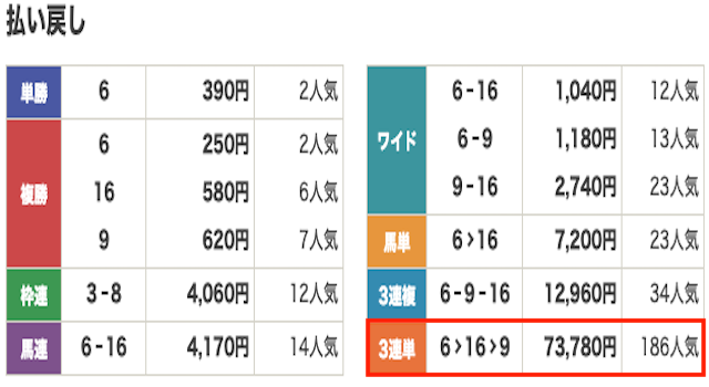 競馬　結果