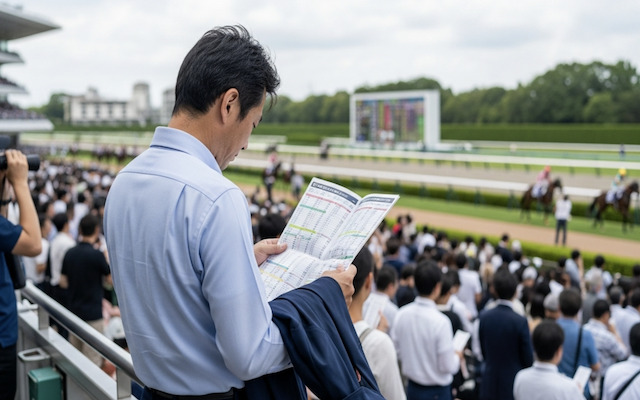 買うレースを厳選している人のイメージ画像