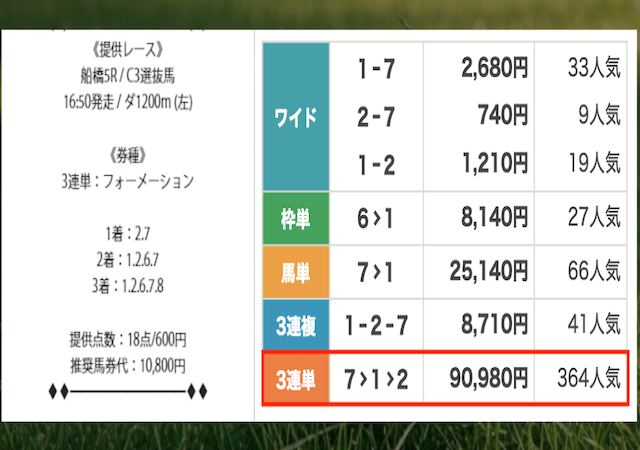 革命フォーメーションプラン2026年01月23日の結果2