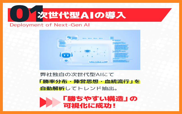 うまジェネの特徴