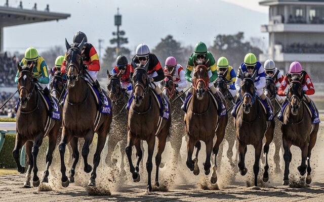 12頭立てレースのイメージ画像