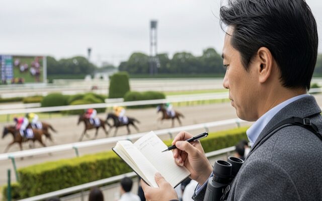 競馬予想をする人のイメージ画像