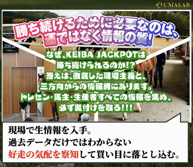競馬ジャックポットの特徴の分析