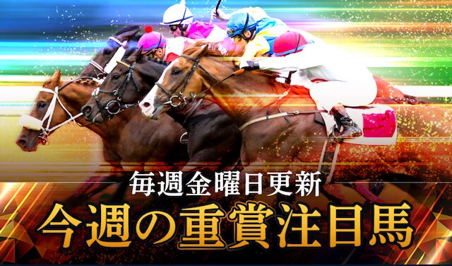 ウマミルの『今週の重賞注目馬』コンテンツ