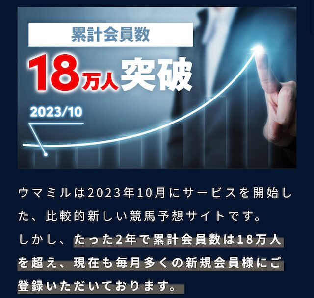 ウマミルの特徴