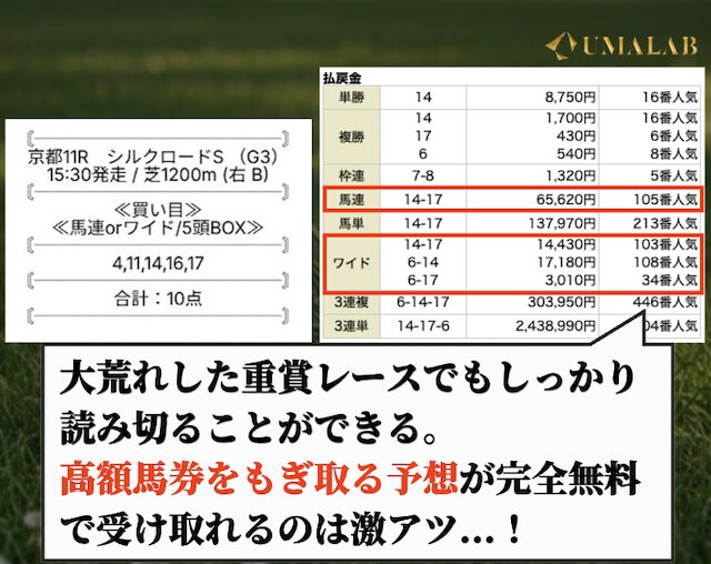 モギトルの無料予想で勝負した感想