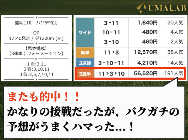 ナビゲートプランで勝負した感想2