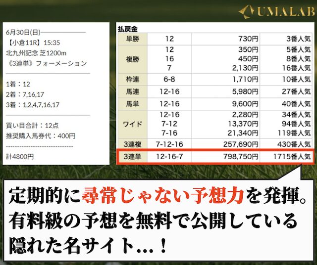 OYAYUBI競馬の無料予想で勝負した感想