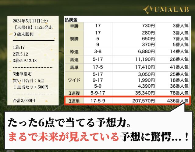 暁の有料予想で勝負した感想