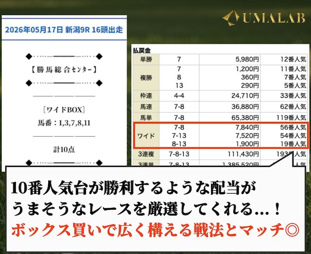勝馬総合センターの無料予想で勝負した感想