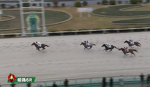 穴馬ch25の姫路6Rのレース画像