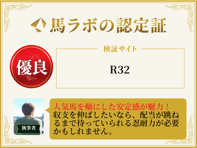 R32の認定証