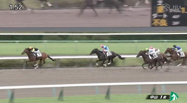 中山1Rのレース画像
